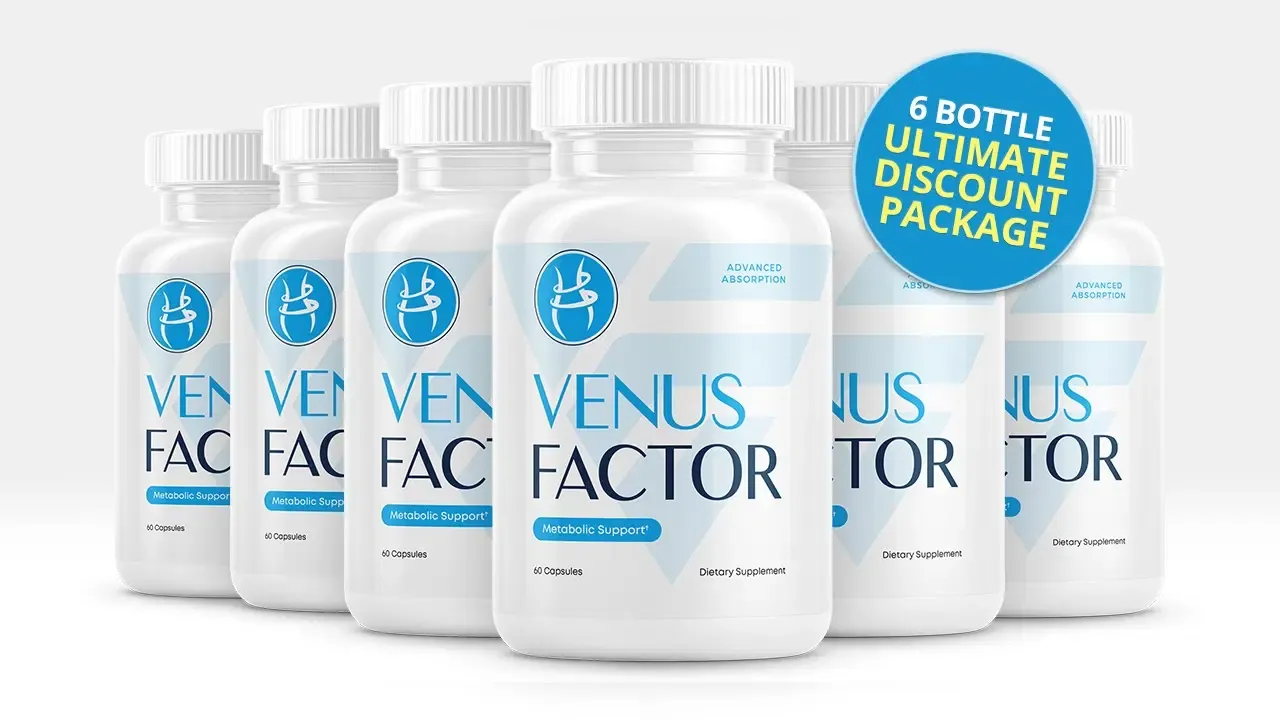 Venus Factor plant-based formula bottles for women